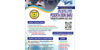 PENERIMAAN PESERTA DIDIK BARU TAHUN PELAJARAN 2022/2023